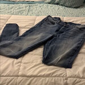 Express Denim High Rise Leggings Jeans.